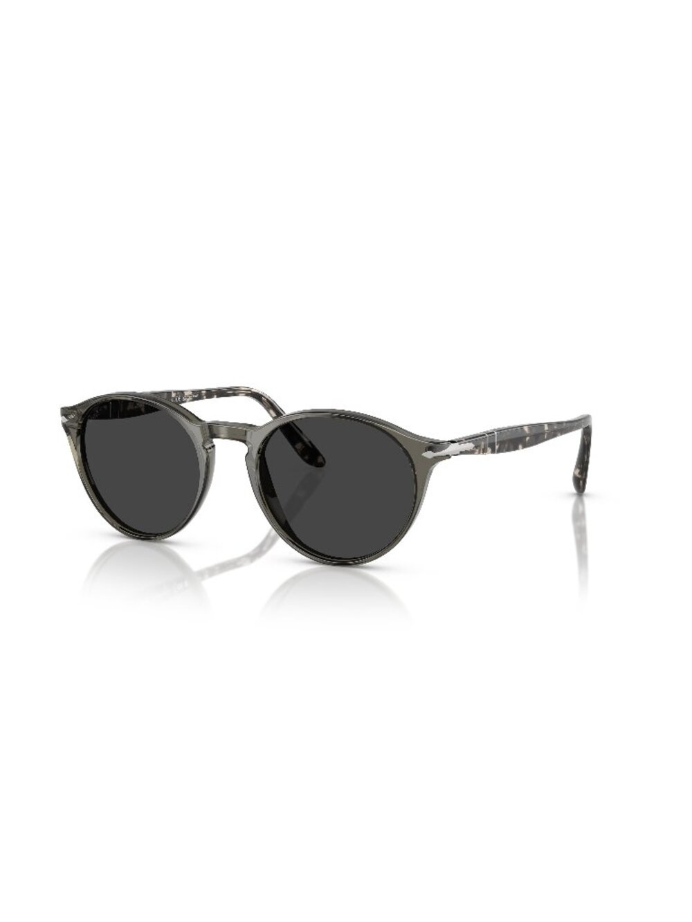 New Persol Men's Sunglasses Multicolor Round Black Lens Acetate Frame PO3092SM